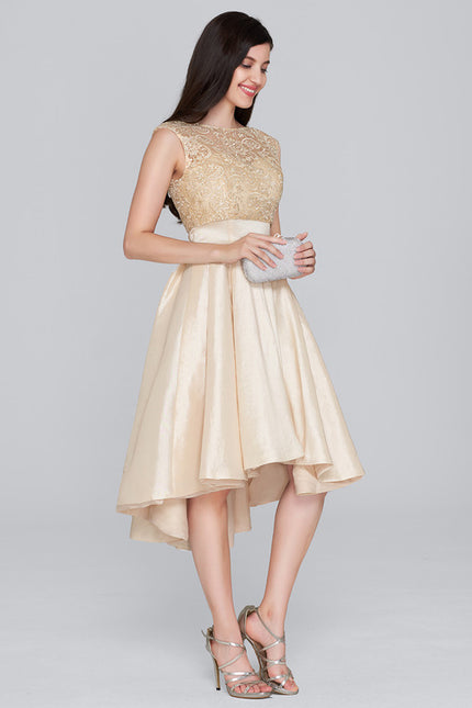 Robe Portefeuille Dorée Aérienne - gallery 1