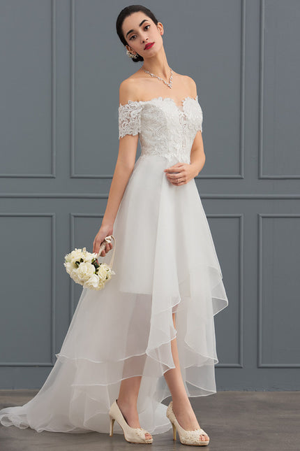 Robe Portefeuille Organza Élégante - gallery 2