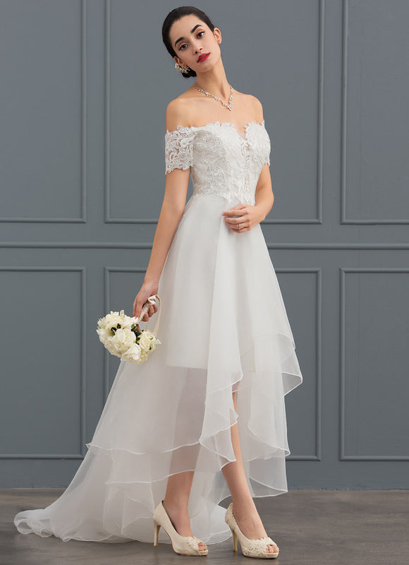 Robe Portefeuille Organza Élégante - gallery 2