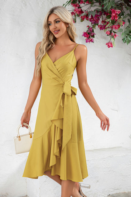 Robe Portefeuille Moutarde Chic - gallery 4