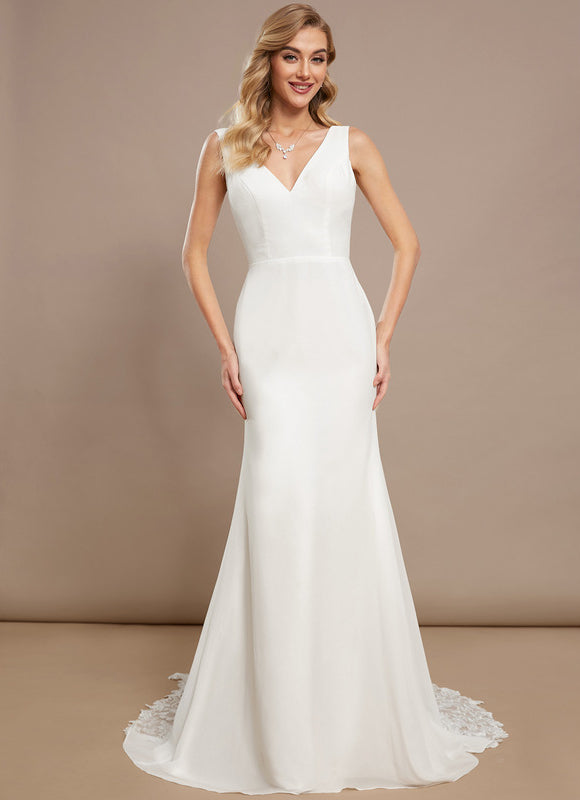 Robe Portefeuille Élégante Blanche - gallery 2