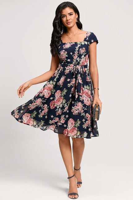 Robe Portefeuille Florale Chic - gallery 3
