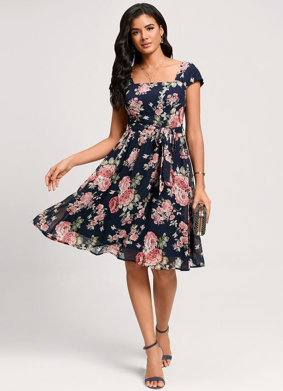 Robe Portefeuille Florale Chic - gallery 3