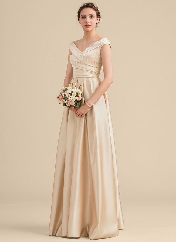 Robe Portefeuille Satin Éblouissante - gallery 3