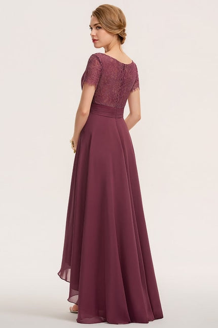 Robe Portefeuille Bordeau Évasée - gallery 2