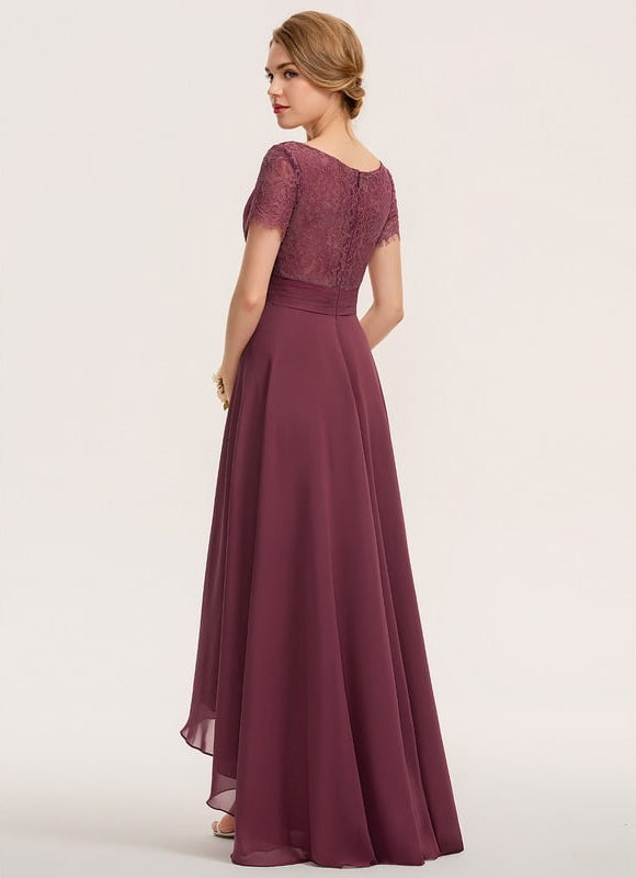 Robe Portefeuille Bordeau Évasée - gallery 2