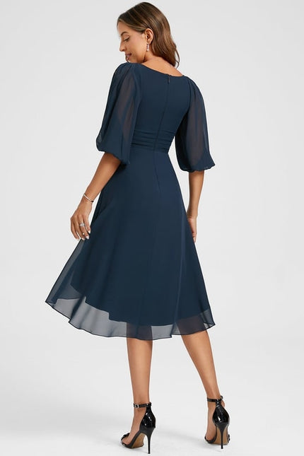 Robe Portefeuille Fluide Marine - gallery 5