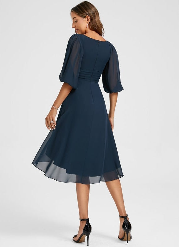 Robe Portefeuille Fluide Marine - gallery 5