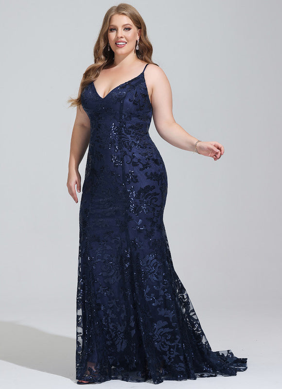 Robe Portefeuille Sirène Pailletée - gallery 5