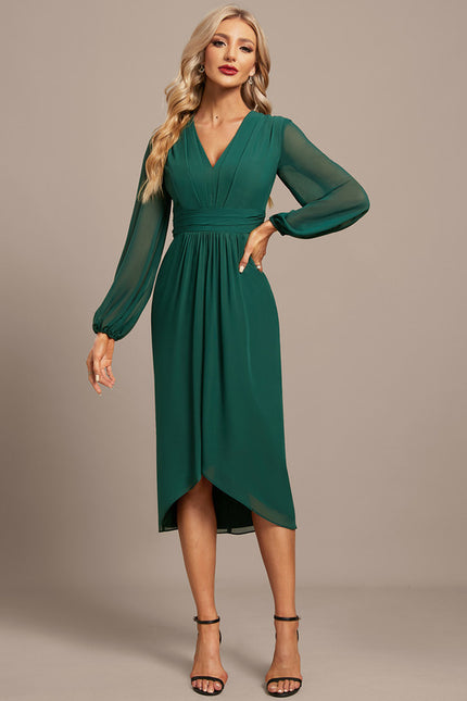 Robe Portefeuille Mousseline Vaporeuse - gallery 4