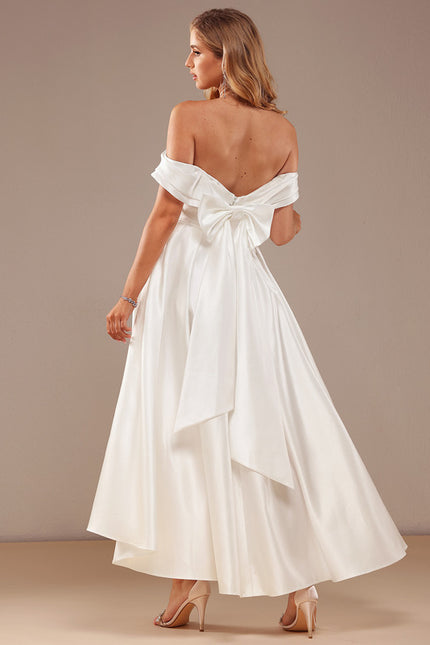 Robe Portefeuille Satinée Altière - gallery 3