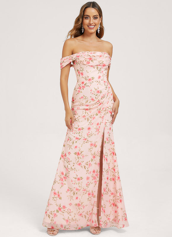 Robe Portefeuille Pétale Rosée
