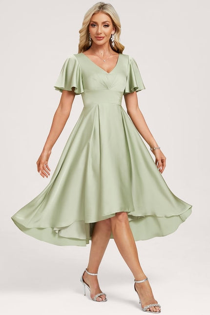 Robe Portefeuille Aérienne Sage - gallery 3