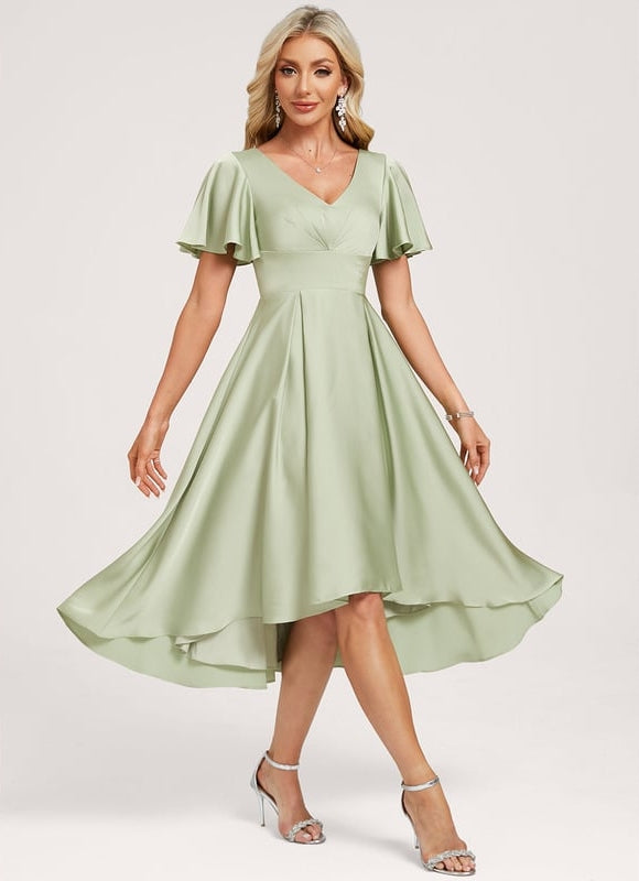 Robe Portefeuille Aérienne Sage - gallery 3