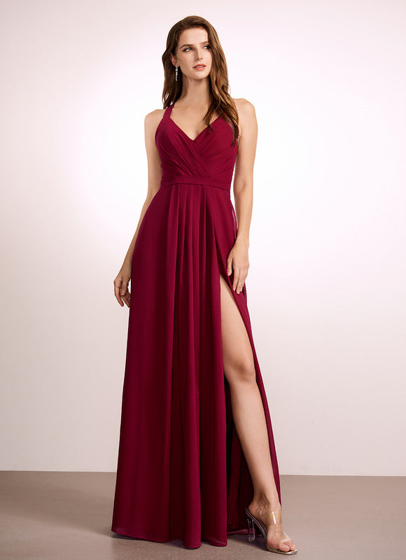 Robe Portefeuille Rose Drapée - gallery 1