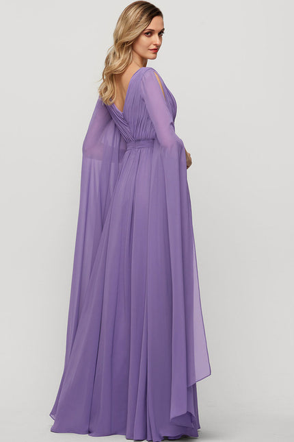 Robe Portefeuille Mousseline Émeraude - gallery 2