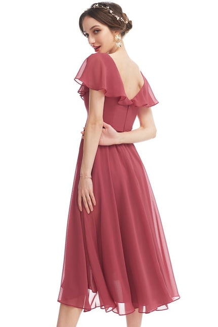 Robe Portefeuille Fluide Verte - gallery 2