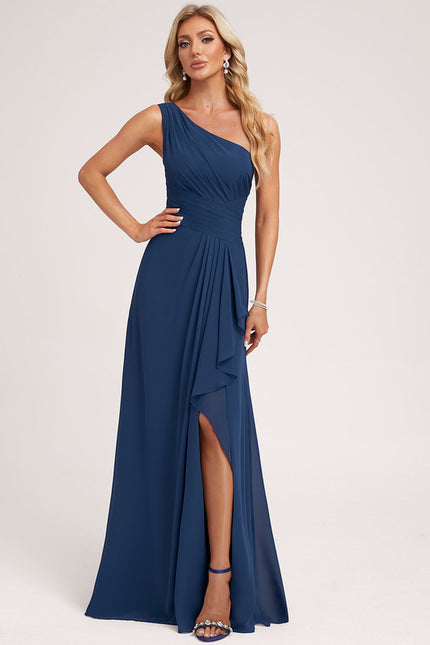 Robe Portefeuille Asymétrique Marine