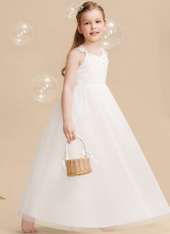 Robe Portefeuille Enfant Écrue Élégante - gallery 2