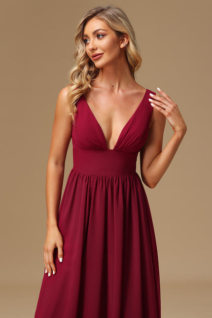 Robe Portefeuille Rose Drapée - gallery 5
