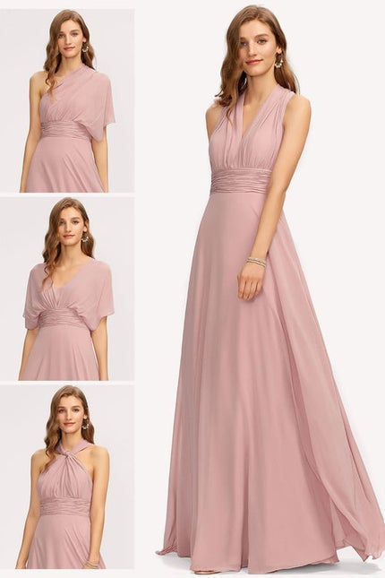 Robe Portefeuille Chiffon Multiforme