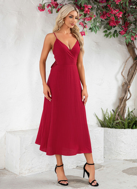 Robe Portefeuille Bordeaux - gallery 1
