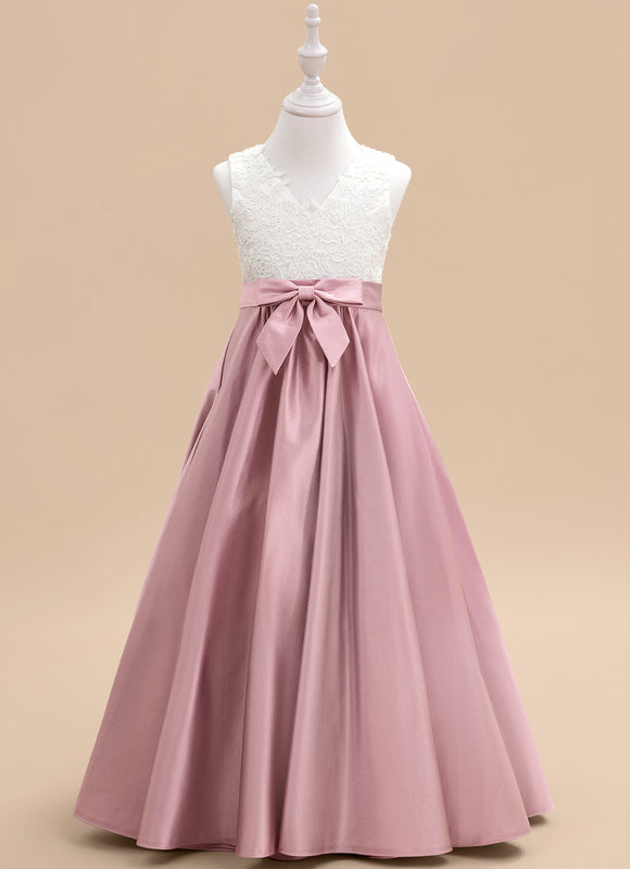 Robe Portefeuille Fille Satinée - gallery 1