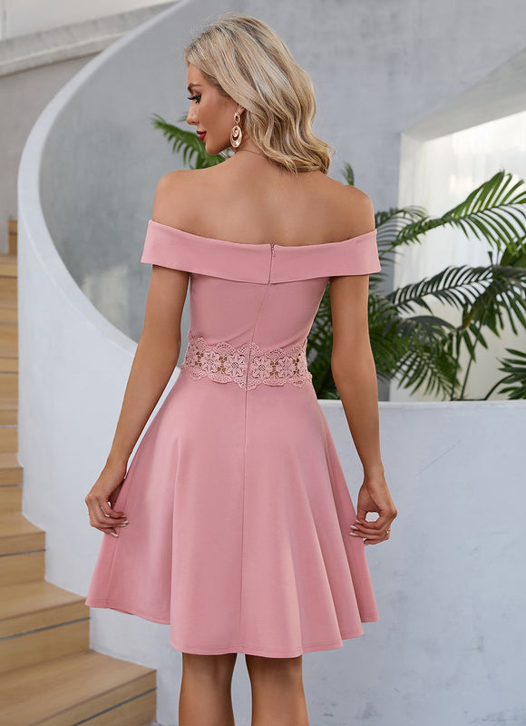 Robe Portefeuille Rose Décontractée - gallery 2