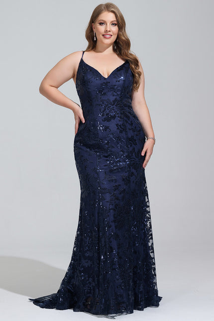 Robe Portefeuille Sirène Pailletée - gallery 4