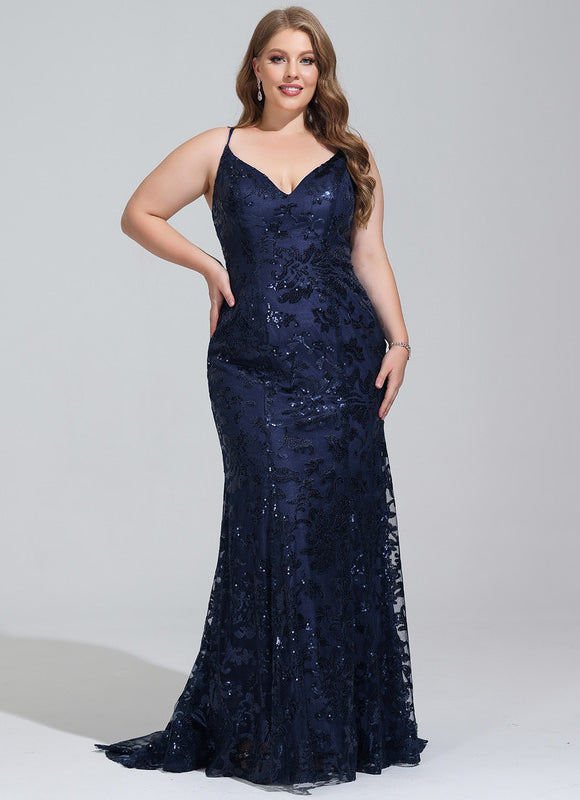 Robe Portefeuille Sirène Pailletée - gallery 4