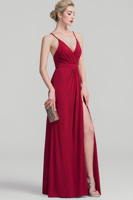 Robe Portefeuille Rouge Élancée - gallery 2