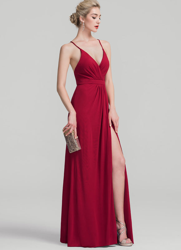 Robe Portefeuille Rouge Élancée - gallery 2