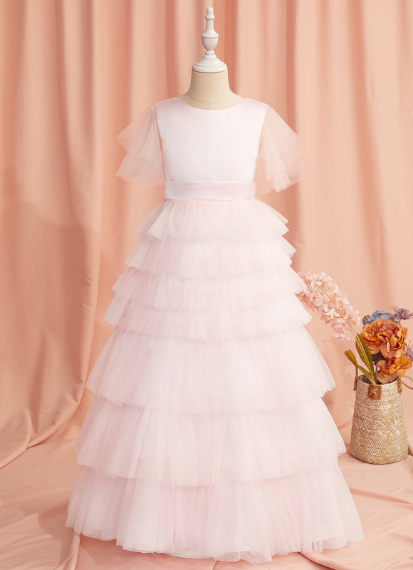 Robe Portefeuille Rose Éclatante - gallery 1