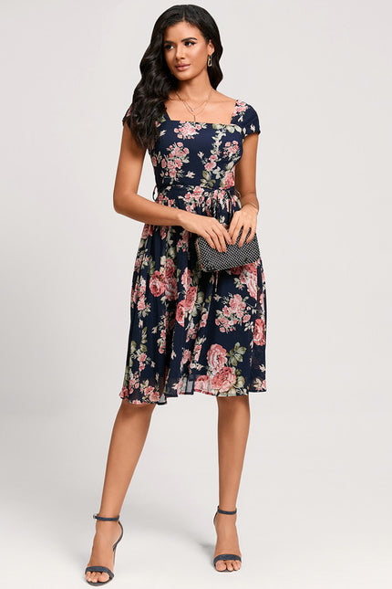 Robe Portefeuille Florale Chic - gallery 4