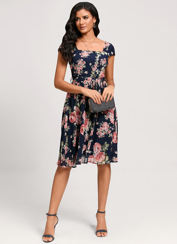 Robe Portefeuille Florale Chic - gallery 4