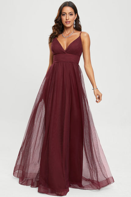 Robe Portefeuille Tulle Noir Chic - gallery 7