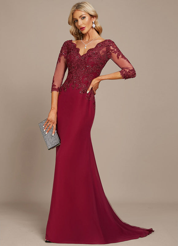 Robe Portefeuille Bordeaux Élégance - gallery 3