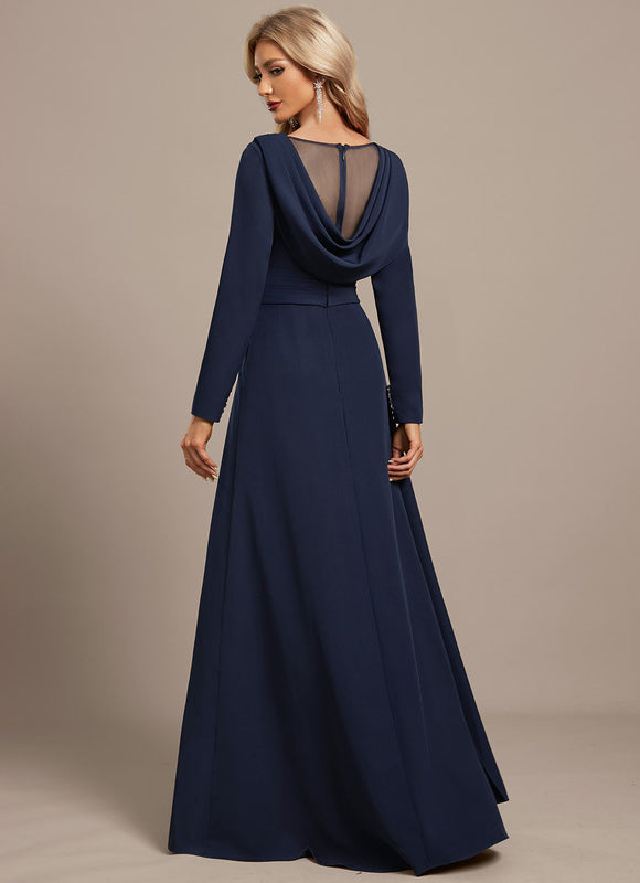 Robe Portefeuille Élégance Nocturne - gallery 5