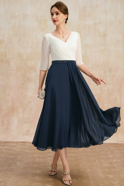 Robe Portefeuille Bleue Marine