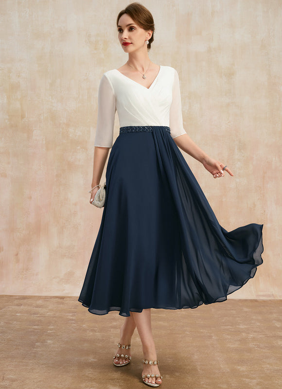 Robe Portefeuille Bleue Marine
