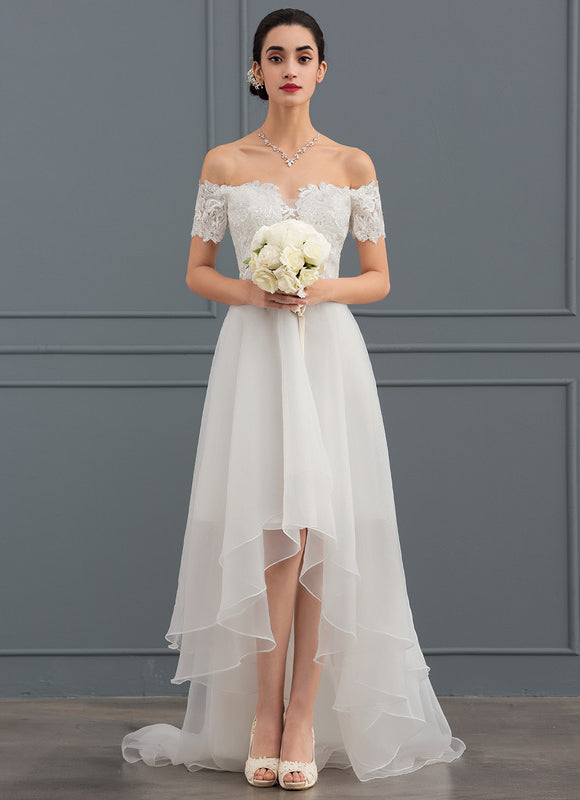 Robe Portefeuille Organza Élégante - gallery 3
