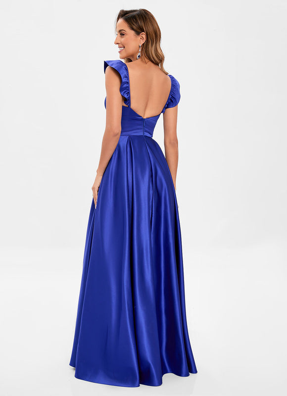 Robe Portefeuille Satin Royal - gallery 6