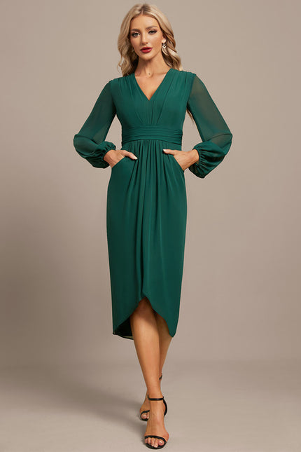 Robe Portefeuille Mousseline Vaporeuse - gallery 2