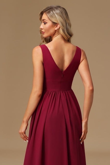 Robe Portefeuille Rose Drapée - gallery 4